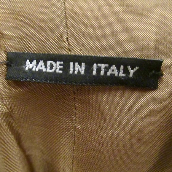 Armani Black Label Men's Light to Medium Brown Herringbone Blazer Size 38R - Picture 4 of 10